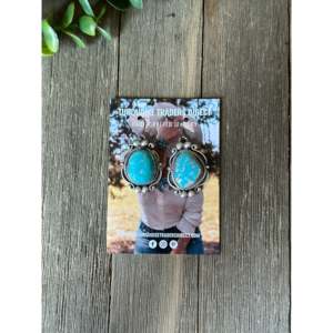 Sheila Becenti Carico Lake Turquoise Sterling Silver Squash Blossom Naja Necklace <b>Set</b> - Product Image 6