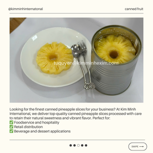 Tranches d'ananas en conserve du Vietnam dans l'approvisionnement OEM Premium de qualité d'exportation de sirop - Product Image 5
