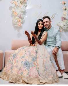 Elegent Bridal Multi Color Lehenga Choli en Georgette con trabajo de secuencia de bordado para mujeres en bodas y aspecto de recepción - Product Image 3