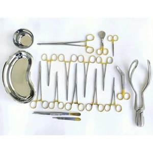 Juego de Instrumentos Quirúrgicos de Obstetricia Canina Reutilizables, Kit de Acero Inoxidable de 17 Piezas - Product Image 6