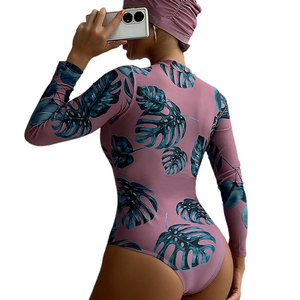 <span class=keywords><strong>Burkini</strong></span> intégral pour femmes musulmanes, imprimé végétal, maillot de bain modeste, ensemble de fitness avec <span class=keywords><strong>bonnet</strong></span> assorti et jupe amovible - Product Image 6