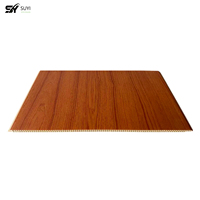 Panel Dinding SPC Motif Kayu Kustom Grosir, Tahan Api, Tahan Air, dan Tahan Lama untuk Dekorasi Komersial