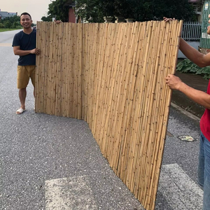 โคมไฟรั้วไม้ไผ่กลางแจ้งและสวนไม้ไผ่ธรรมชาติเป็นมิตรต่อสิ่งแวดล้อม - Product Image 1