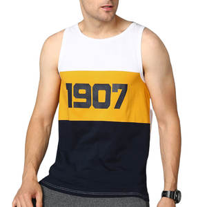 Camiseta deportiva OEM con logotipo personalizado para hombre, camisetas sin mangas para correr de malla, camiseta sin mangas para gimnasio, camiseta sin mangas para hombre - Product Image 1