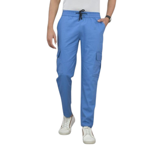 Customized Casual Comfortable Men's Cargo Pants Mid Waist highweight Breathable Pockets Wholesale Premium Canvas Summer High - Product Image 4
