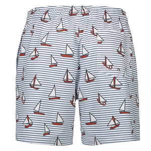 Shorts d'été légers pour hommes, décontractés, avec cordon de serrage, couleur unie, simples, pour la plage, vente en gros - Product Image 2