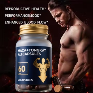 Cápsulas de extracto de raíz de Maca con etiqueta personalizada OEM/ODM para suplementos de fuerza de resistencia para hombres, suplemento sanitario Tongkat Ali - Product Image 4