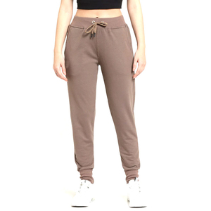 OEM 2026 nouveauté femmes pantalons de survêtement surdimensionnés pantalons de yoga de formation sport jogging couleur unie coton pantalons de survêtement OEM - Product Image 4