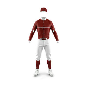 Uniforme de baseball personnalisé 100% polyester Impression sérigraphique Respirant Séchage rapide Vêtements de sport pour hommes - Product Image 6