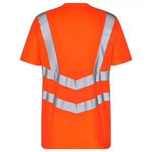 Camiseta de Seguridad Reflectante de Alta Visibilidad para Hombre, Camiseta de Seguridad de Manga Corta para Hombre, Ropa Unisex de Seguridad - Product Image 2