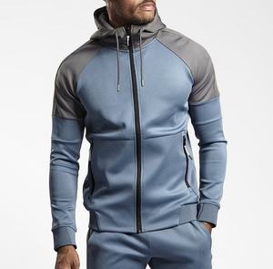 Ensemble de survêtement de jogging Trinda pour homme, haute qualité, avec logo personnalisé, capuche zippée, coupe ajustée, pour sports d'hiver, motif uni, vente chaude - Product Image 2