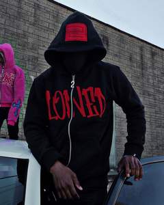 เสื้อมีฮู้ดลำลองสำหรับผู้ชาย, เสื้อฮู้ดลำลองสีพื้นใส่ได้พอดีตัวสำหรับฤดูหนาวของผู้ชาย - Product Image 2