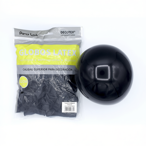 Palloncini in lattice Party Love da 12 cm, neri, confezione da 100 pezzi per decorazioni - Product Image 2