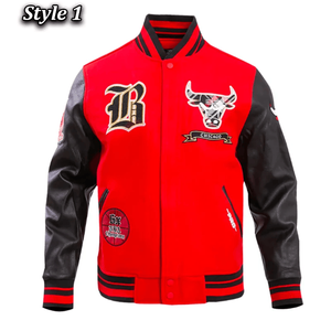 Chaqueta Universitaria Bordada de Lana Chenilla Ecológica, Informal, Transpirable, Estilo Urbano - Product Image 2