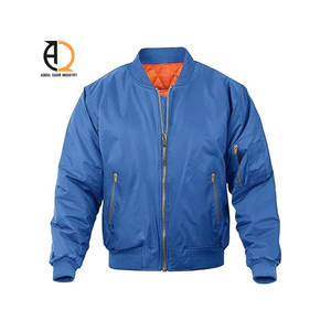Veste bomber décontractée imperméable et coupe-vent avec fermeture éclair pour homme - Product Image 1