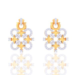 Ishi Diamonds Superbe paire de boucles d'oreilles en or 18 carats 0.57 diamants cultivés en laboratoire - Product Image 2
