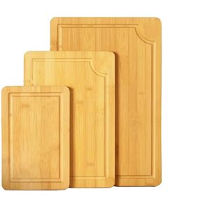 2025 haute qualité éco-style bambou planches à découper en gros maison cuisine blocs à découper trois tailles pour fromage légumes viande - Product Image 1