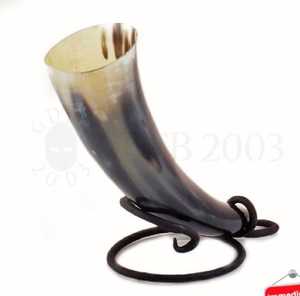 Taza vikinga personalizable de inspiración Medieval auténtica, taza para beber cerveza, taza de cuerno Natural de nuevo diseño para fiesta - Product Image 1