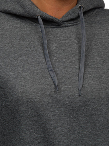 Sudadera con capucha de mujer con cremallera completa con logotipo personalizado Diseño frontal de invierno Color sólido Manga larga Ajuste cómodo - Product Image 3