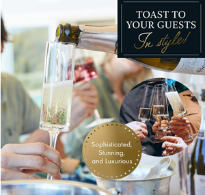 Juego de 4 Copas de Flauta de Cristal Premium Sin Plomo de 7 oz, Modernas, Sopladas a Mano, Irrompibles y Reutilizables para Bodas - Product Image 4