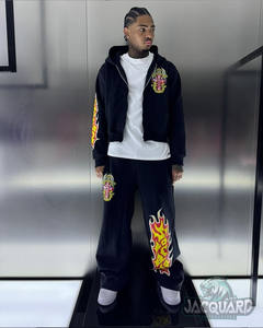 2024ใส่ได้ทั้งชายและหญิงชุดสูทกางเกงกันลมระบายอากาศได้ดีชุดวอร์มทรงถุงขนาดใหญ่พิเศษสำหรับผู้ใหญ่ที่มีน้ำหนักมาก - Product Image 4