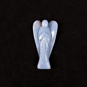 Venta al por mayor figuritas de cristal curativo espiritual Angelita de 2 pulgadas talladas a mano Feng Shui ángeles regalo espiritual - Product Image 3