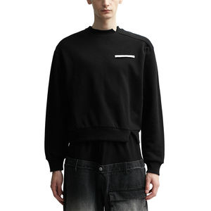 Customized Embroidery Logo Solid Breathable Blank Oversized Regular Fit Winter <b>Hoodie</b> Men Heavyweight Polyester Pullover - Product Image 3