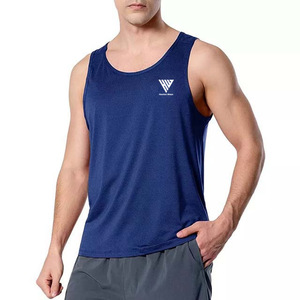 เสื้อกล้ามแขนกุดสำหรับผู้ชายแบบพอดีตัวปกติแห้งเร็ว - Product Image 1
