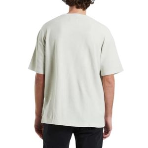 Blanco 100% algodón camisetas de hombre de peso pesado 320GSM hombro caído Color sólido manga corta de gran tamaño ajuste suelto 240g Jersey - Product Image 2