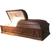 Ataúdes de Madera Estilo Americano al por Mayor de Fábrica - Ataúdes y Féretros Personalizables para Funerales