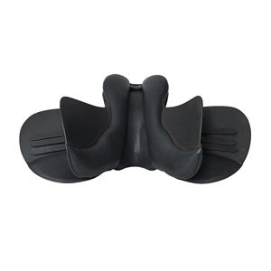 อานม้าหนังแท้เกรดพรีเมียมสีน้ำตาลแบบตะวันตก พร้อมโครงไม้ ที่นั่งลึก หัวอานสูง สำหรับการขี่ม้า - Product Image 6