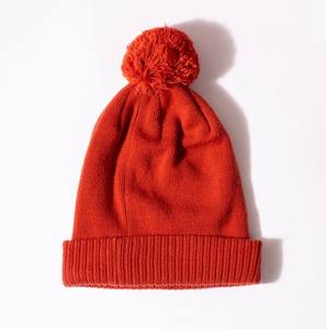 Custom Logo Beach Three-Piece Set-Classic Style <b>Wool</b> Blend Knit Beanie with Pom Pom Ribbed Cuff <b>Gloves</b> & Scarf - Product Image 3