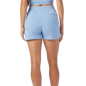 Pantalones cortos deportivos de cintura alta para mujer de la mejor calidad Easy Sweat Gym Biker Cargo Board Loose Spandex Terry XS Size Washed Technique - Product Image 4