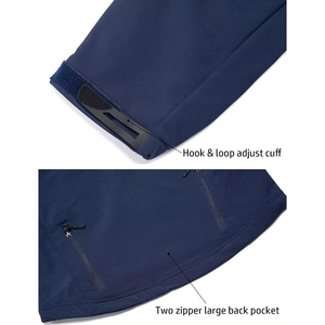 Veste de pluie d'hiver pour hommes Aqua Guard Hydro Shield bandes réfléchissantes pour la visibilité OEM enduit nylon polyester hydrophobe - Product Image 6