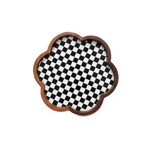 Bandeja de madera rectangular, superventas, bandeja de madera decorativa hecha a mano para suministros de Hotel y restaurante, bandeja de madera rectangular - Product Image 3