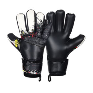 Gants de gardien de but de football respirants à doigts complets de haute qualité à séchage rapide Caractéristiques antidérapantes Matériau en latex Blanc - Product Image 1
