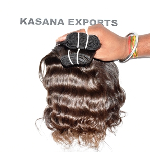 Extensions de cheveux humains indiens ondulés à cuticules alignées Double trame Ondes profondes Aucun traitement Vente en gros pour femmes noires - Product Image 5