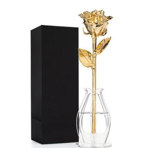 Venta al por mayor fabuloso diseño 24K oro rosa de alta calidad de metal decoración del hogar para el día de la madre y Año Nuevo Venta al mejor precio - Product Image 2