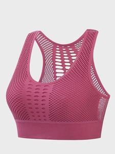 Kivotech U-cou Femmes Écologique Yoga Fitness Gilet avec Creux Respirant Conception Antichoc Sport Soutien-Gorge - Product Image 2