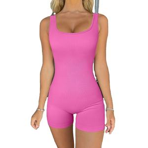 Conjunto de mono de entrenamiento de 5 piezas para mujer hecho a medida-Spandex/Nylon resistente al agua secado rápido color y diseño personalizados - Product Image 1