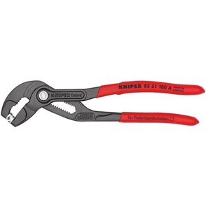 Spring Band <b>Clamp</b> Pliers 180 Mm 50 Mm Capacity 15 Settings Plastic Coated for Knipex - Product Image 5