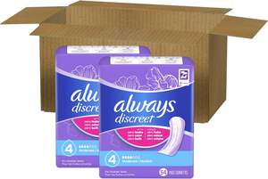 Coussinets d'incontinence pour adultes toujours discrets pour femmes, absorption modérée, coussinets post-partum réguliers, 108 unités (2 paquets de 54) - Product Image 6