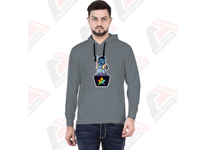 Premium Men's Pullover Hoodie Ultra Cozy Soft 100% Cotton Embroidered Beaded Stonewashed Eco-Friendly Winter Season Customized - Product Image 4