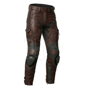 Wholesale <b>Plus</b> <b>Size</b> <b>Leather</b> Riding Apparel Men High Quality Durable Breathable Full Sleeve Customizable All Seasons Motorbike - Product Image 5