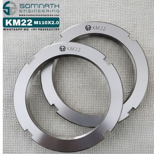 Tuercas de bloqueo KM22 de alta calidad M110X2.0 contratuerca de eje de rodamiento métrico de precisión para montaje seguro de acero inoxidable - Product Image 5