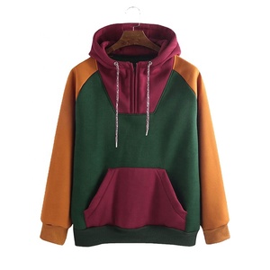 Sweat à capuche oversize Bestex personnalisé en molleton de coton français 320g, épais, à épaules tombantes, uni, vierge, pour homme, hiver - Product Image 1