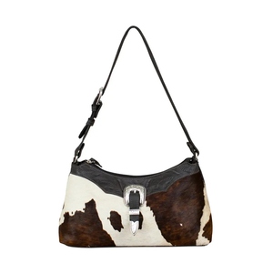 Sacs à main élégants pour femmes, conçus en cuir de vache véritable, cuir à poils, fabrication artisanale, sac à bandoulière tendance - Product Image 5