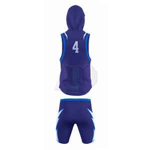 Ensemble d'uniformes de compression 7v7 en gros, conçu pour un confort maximal, léger, durable, séchage rapide, tissu respirant en polyester - Product Image 3