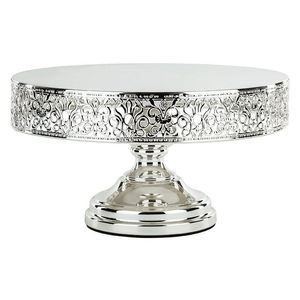 Support à gâteau en métal offre une élégante hauteur surélevée pour les desserts, améliorant la présentation et l'expérience des invités lors des événements gastronomiques. - Product Image 1