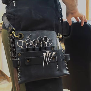 Étui à ciseaux avec ceinture pour coiffeurs Salon de coiffure coiffeur ciseaux de coiffeur coiffure taille support étui sac LBB-0027 - Product Image 1